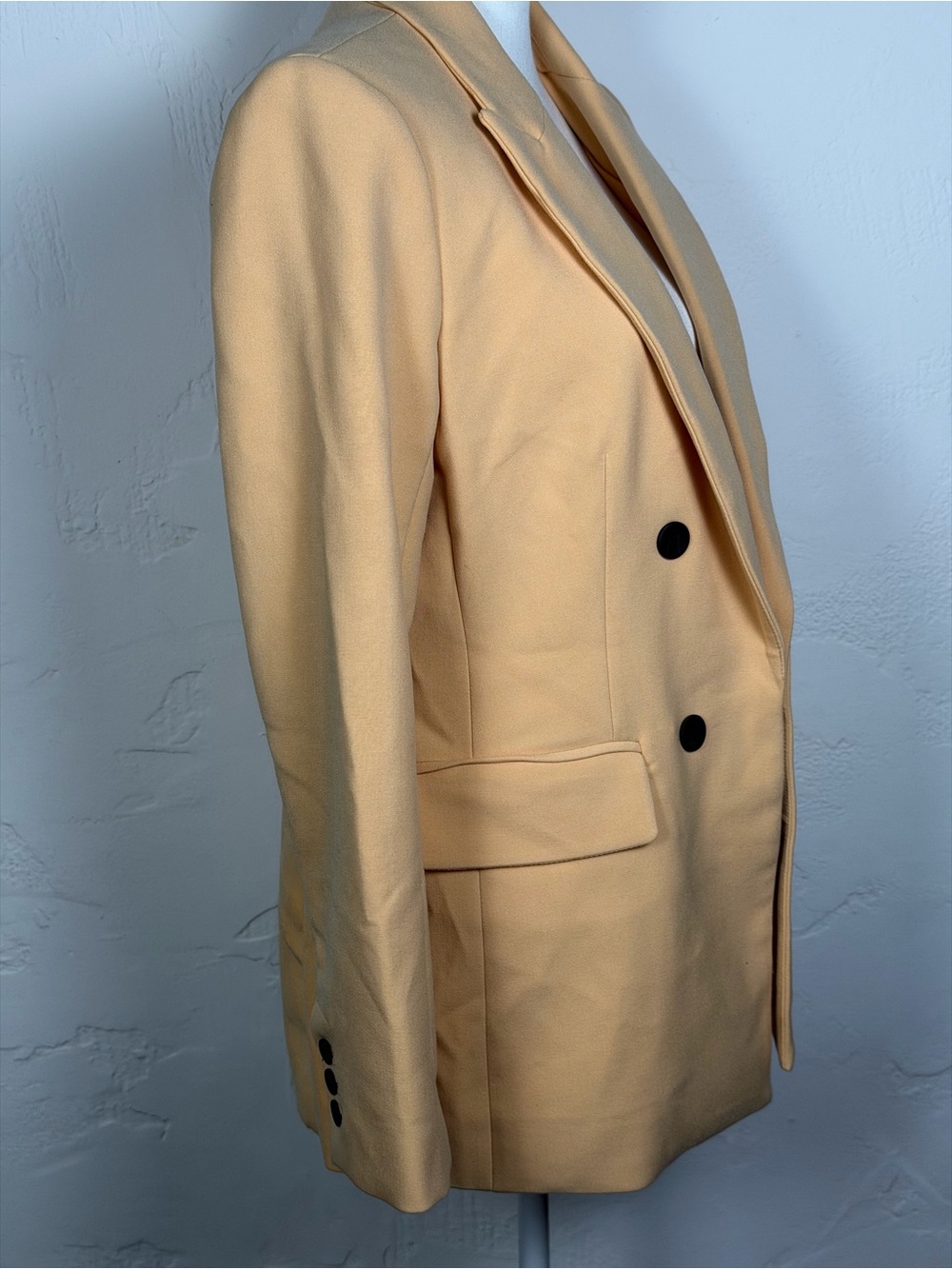 House of Harlow 1960  Double-Breasted Sherbet  Orange Blazer  - Clean and Fresh - Picture 7 of 16